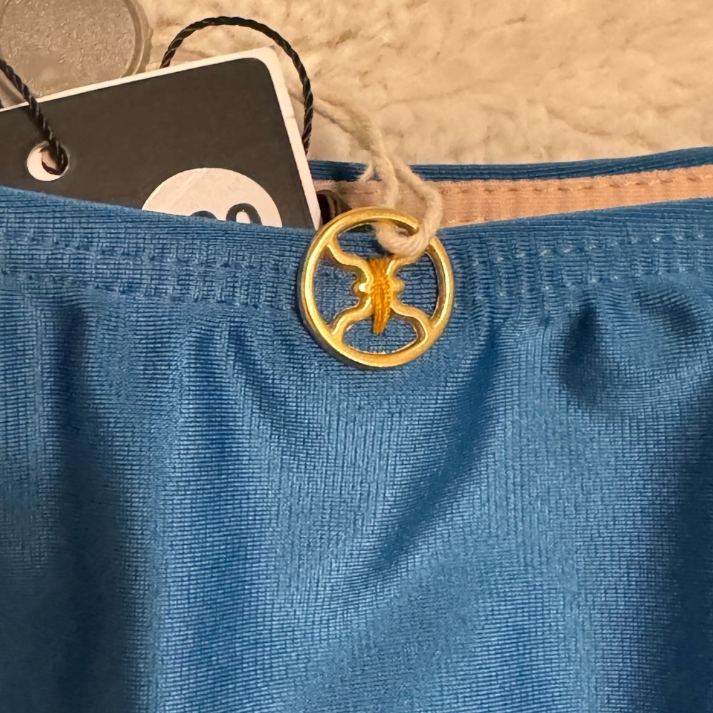 Vix Blue and Tan Classic Bikini Swimwear - Picture 3 of 5